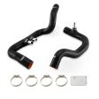 Mishimoto 2018+ Jeep Wrangler JL   Gladiator JT 3.6L AT Black Silicone Radiator Coolant Hose Kit on Sale