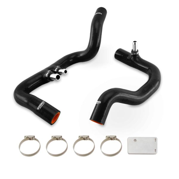 Mishimoto 2018+ Jeep Wrangler JL   Gladiator JT 3.6L AT Black Silicone Radiator Coolant Hose Kit on Sale