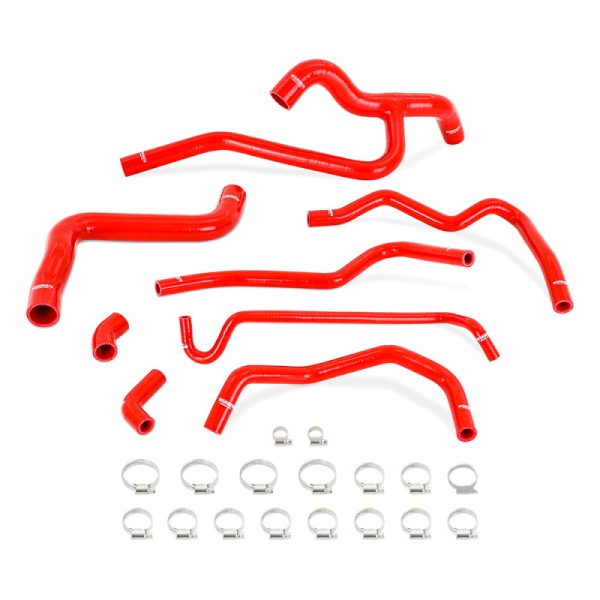 Mishimoto 05-10 Mustang V6 Silicone Radiator & Heater Hose Kit - Red Supply