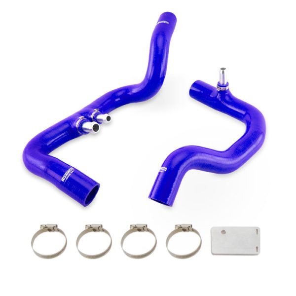 Mishimoto 2018+ Jeep Wrangler JL   Gladiator JT 3.6L AT Blue Silicone Radiator Coolant Hose Kit Hot on Sale